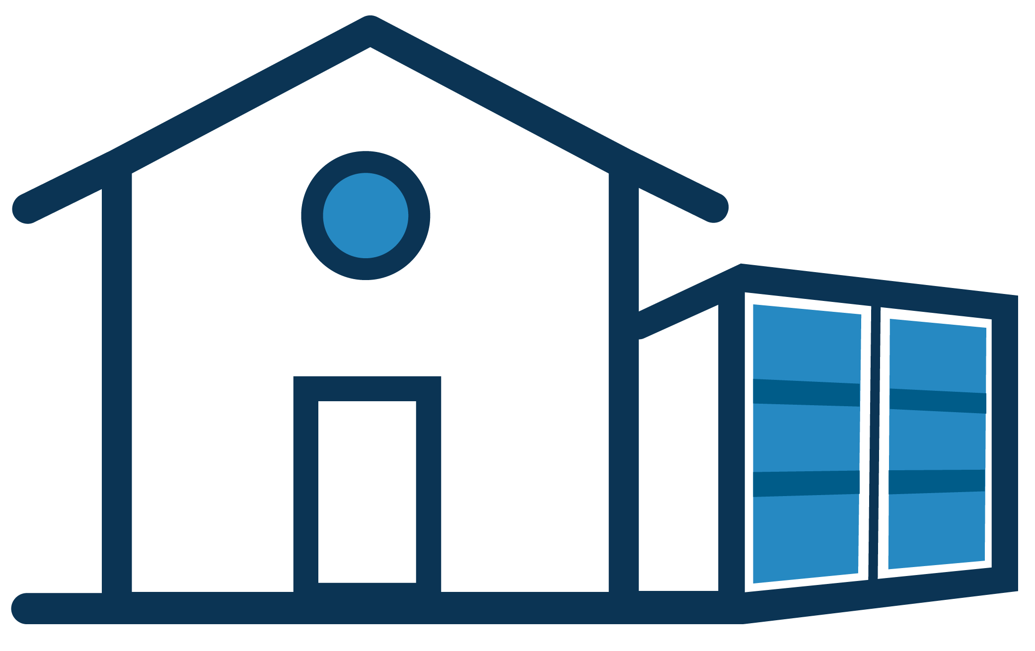 Opslagcontainer aan huis